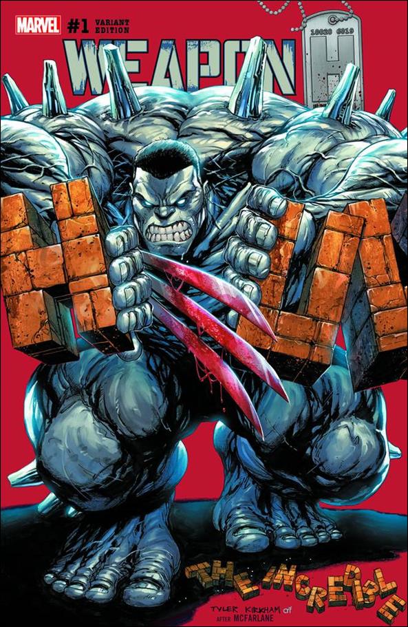 Weapon H issue 1-I Tyler Kirkham Exclusive Red Cover