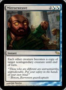 Magic the Gathering: Shadowmoor (Base Set) card 143 Mirrorweave