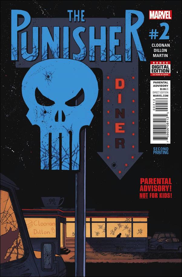 Punisher (2016) issue 2-C Declan Shalvey Cover (2nd Printing)
