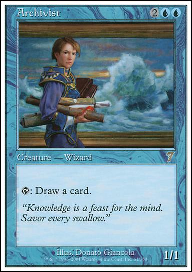 Magic the Gathering: 7th Edition (Base Set) card 61 Archivist