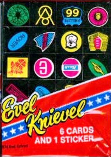 Evel Knievel card 2-E Sealed Pack