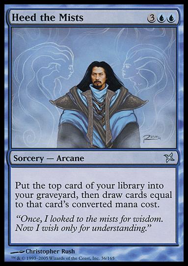 Magic the Gathering: Betrayers of Kamigawa (Base Set) card 36 Heed the Mists