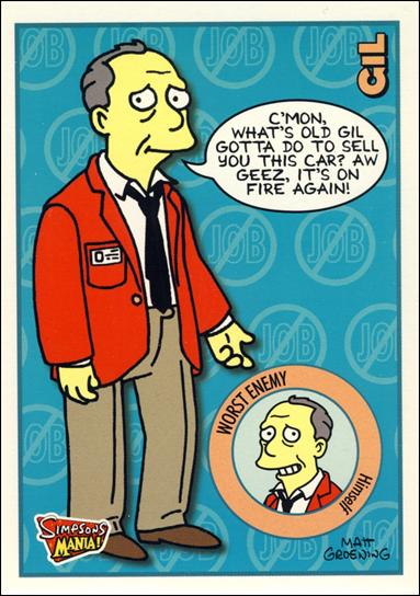 Simpsons Mania! (Base Set) card 6 Gil