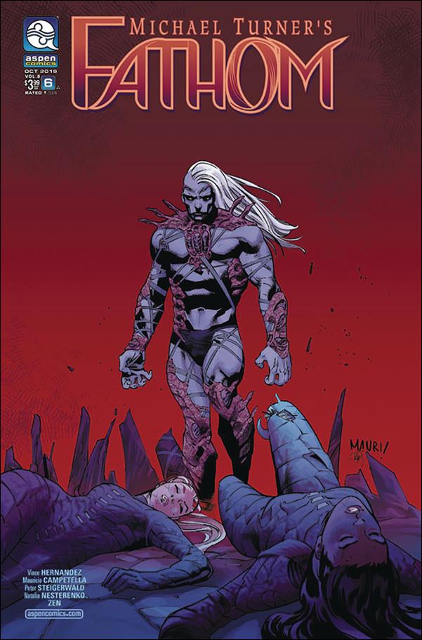 Fathom (2019) issue 6 Mauricio Camptella Cover