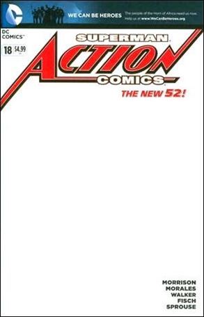 Action Comics (2011) issue 18-F We Can Be Heroes Blank Cover