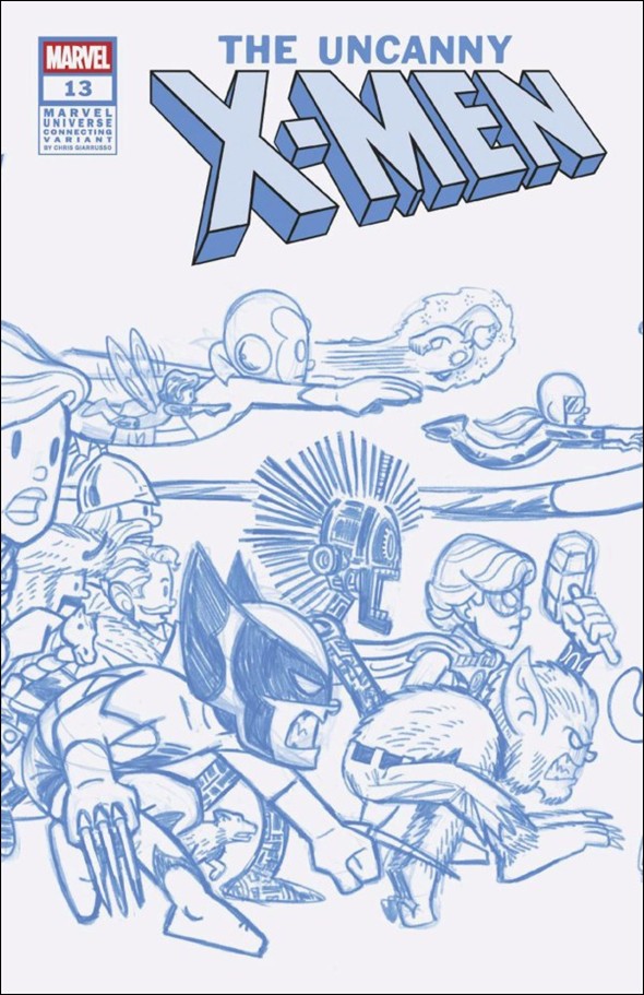 Uncanny X-Men (2024) issue 13-F Chris Giarrusso Line 1:50 MU Wrap Connecting Cover