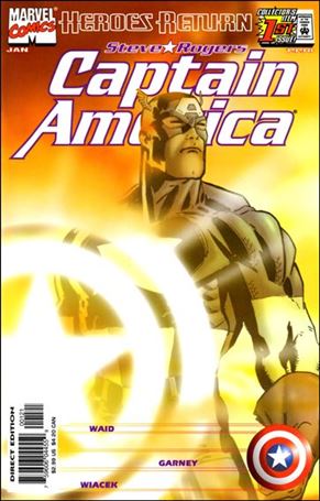 Captain America (1998) issue 1-B Sunburst Cover
