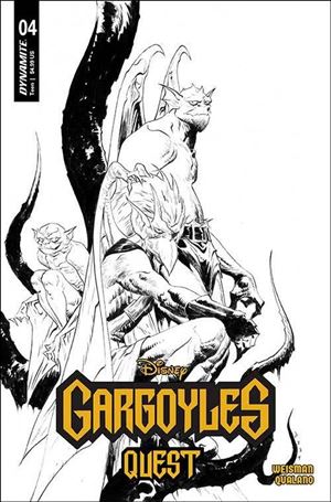 Gargoyles: Quest issue 4-F Jae Lee B&W 1:10 Cover