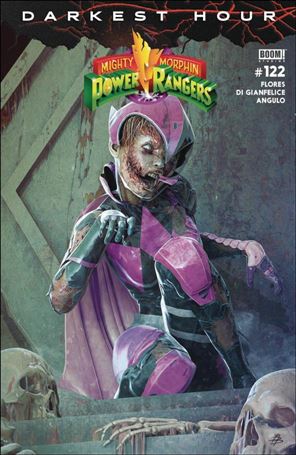 Mighty Morphin Power Rangers issue 122-C Björn Barends Dark Grid Cover