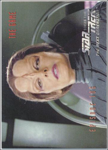 Star Trek: The Next Generation - The Episode Collection Season Five (Base Set) card 447 The Game, Episode 106C