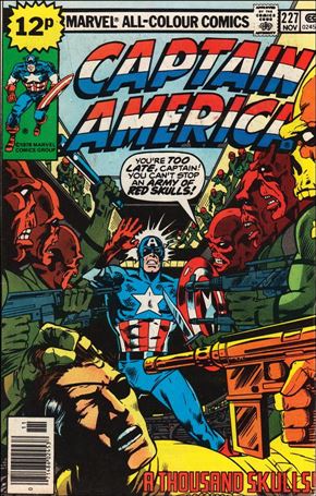 Captain America (1968) issue 227-B UK Price Cover