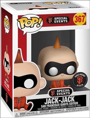 POP! Disney figure 367-D Jack-Jack San Francisco Giants Exclusive
