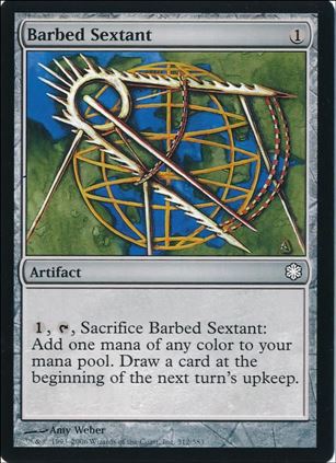 Magic the Gathering: Ice Age (Base Set) card 312-B Barbed Sextant - Coldsnap Reprint