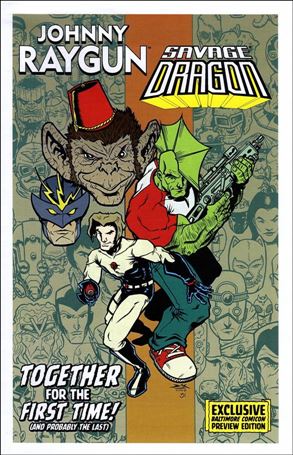 Johnny Raygun / Savage Dragon Team-Up Cover Image 1