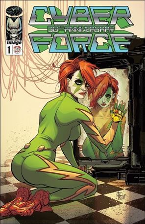 Cyberforce (1992) issue 1-F Priscilla Petraites 30th Anniversary Cover