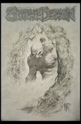 Frank Frazetta's Swamp Demon issue 1-C Nat Jones 1:25 Sketch Cover