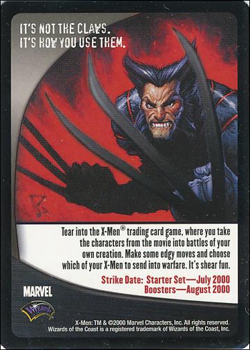 X-Men Trading Card Game (Promo) card P0 Promo Description Card