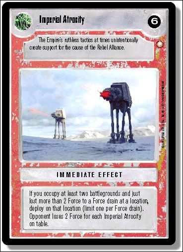 Star Wars: Special Edition Limited (Base Set) card 241 Imperial Atrocity