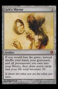 Magic the Gathering: Shards of Alara (Base Set) card 210 Lich's Mirror