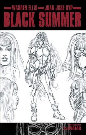Black Summer issue 2-C Design Sketch Cover