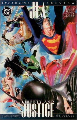 JLA: Liberty and Justice Preview Book Cover Image 1