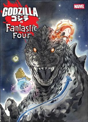 Godzilla vs. Fantastic Four issue 1-G Peach Momoko Cover