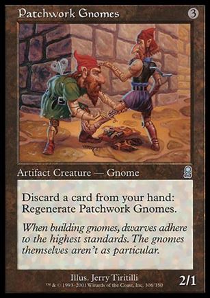 Magic the Gathering: Odyssey (Base Set) card 306 Patchwork Gnomes