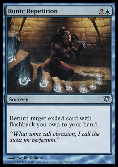 Magic the Gathering: Innistrad (Base Set) card 72 Runic Repetition