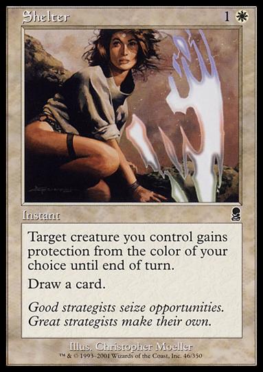 Magic the Gathering: Odyssey (Base Set) card 46 Shelter