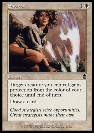Magic the Gathering: Odyssey (Base Set) card 46 Shelter