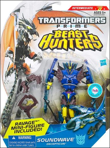 Transformers Prime: Beast Hunters (Deluxe Class) figure 3 Soundwave with Ravage (Decepticon)