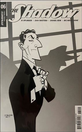 Shadow (2017) issue 6-D Jason Bone 1:10 Black and White Cover