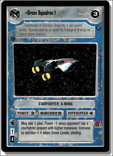Star Wars: Death Star II Limited (Base Set) card 169 Green Squadron 1
