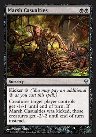 Magic The Gathering: Zendikar (Base Set) card 101 Marsh Casualties