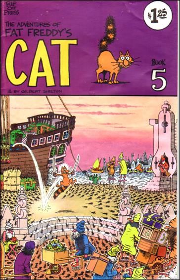 Adventures of Fat Freddy's Cat issue 5-B $1.25 Cover (2nd Printing)