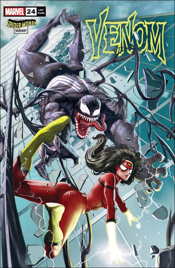 Venom (2018) issue 24-B Rock-He Kim Spider-Woman Cover