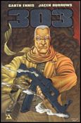 Garth Ennis' 303 issue 1-C Platinum Foil Cover with signed Poster 1/1600
