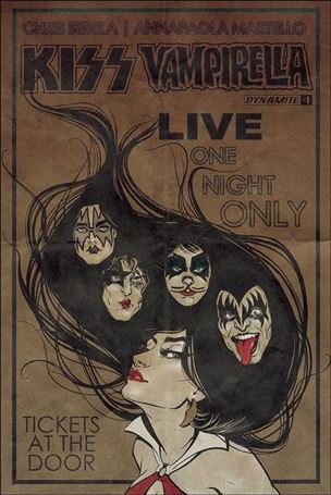 KISS / Vampirella issue 1-B Carli Ihde Cover