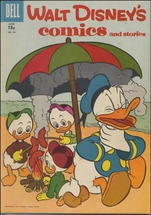 Walt Disney's Comics and Stories (1940) issue 201-B 15 Cent Price Cover