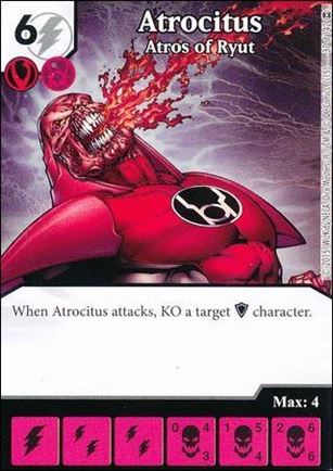 DC Comics Dice Masters War of Light card 37 Atrocios: Atros of  Ryut