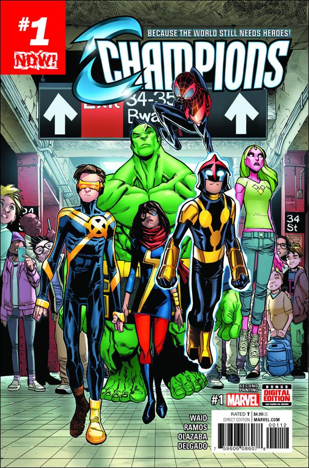 Champions (2016) issue 1-P Humberto Ramos Cover (2nd Printing)