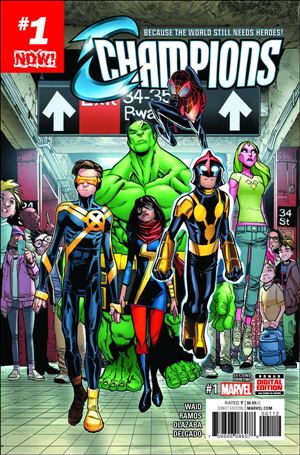 Champions (2016) issue 1-P Humberto Ramos Cover (2nd Printing)