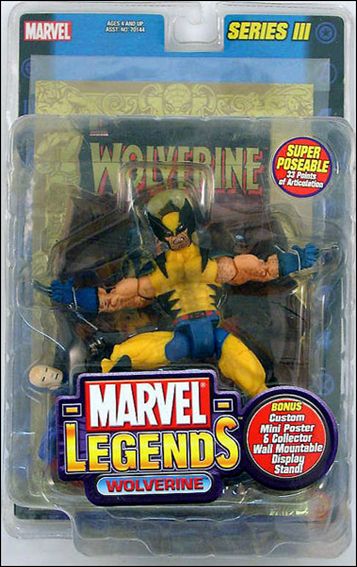 Marvel Legends (Series 3) figure 5-C Wolverine (Masked) (Non-Foil Poster)