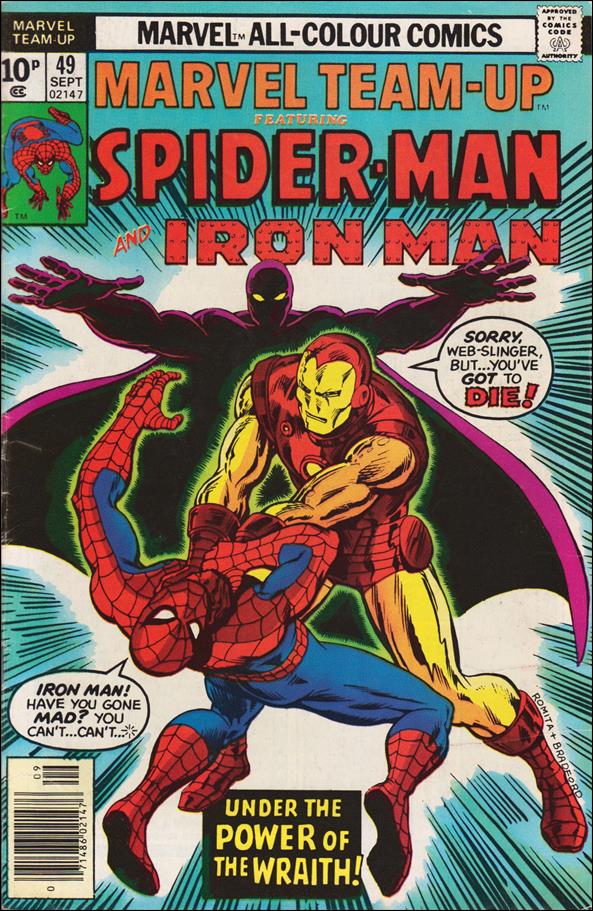 Marvel Team-Up (1972) issue 49-B UK Price Cover