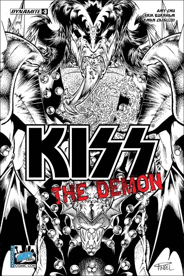 KISS: The Demon issue 3-H Angel Medina Fanboy Expo Exclusive Cover