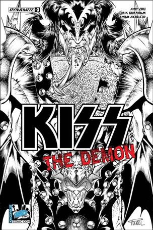 KISS: The Demon issue 3-H Angel Medina Fanboy Expo Exclusive Cover