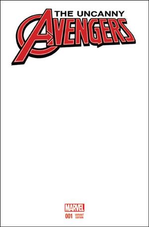 Uncanny Avengers (2015/12) issue 1-F Blank/Sketch Cover