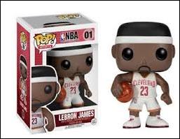 Pop! Basketball figure 1-C LeBron James (Cleveland Cavaliers  White)