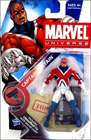 Marvel Universe (Series 2) figure 026 Captain Britain