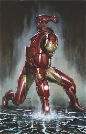 Invincible Iron Man (2022) issue 11-E Adi Granov 1:100 Homage Virgin Cover